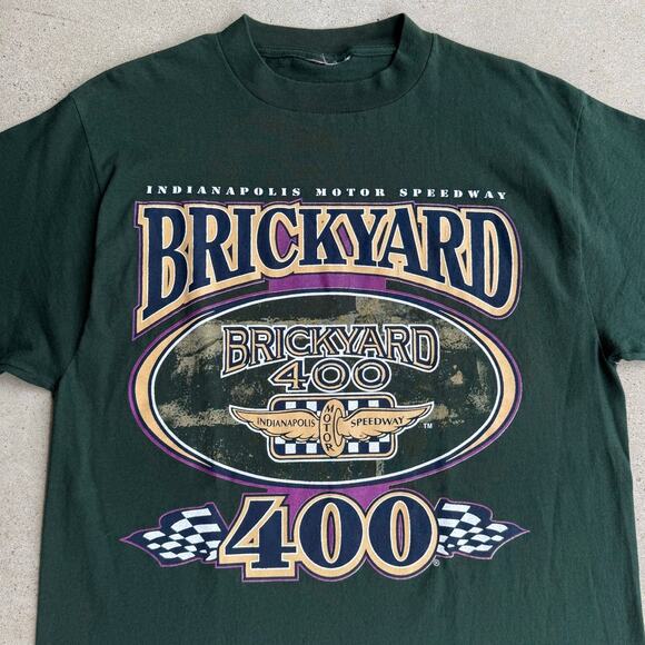 Vintage Brickyard 400 Indianapolis Motor Speedway Nascar Racing Shirt Size Large - Picture 4 of 8
